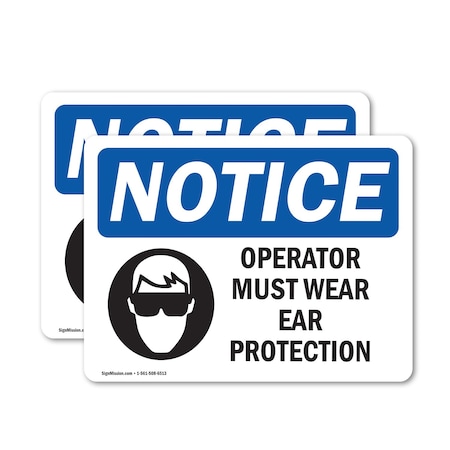 Signmission 18 in Height, 24 in Width, Vinyl Decal, Rectangle OS-2PACK-NS-D-1824-L-16306